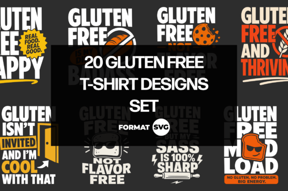 20 Gluten Free SVG Designs Review