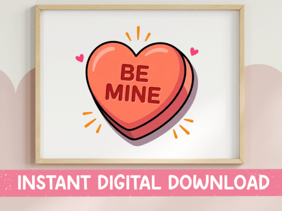Be Mine Coral Heart Candy Sticker Review