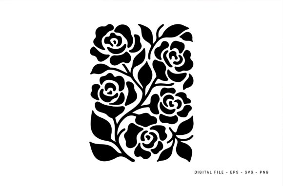 Black and White Rose SVG Review