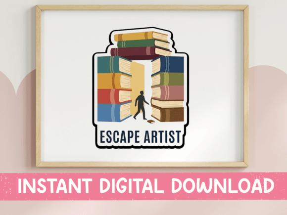 Escape Artist Book Door Sticker Review