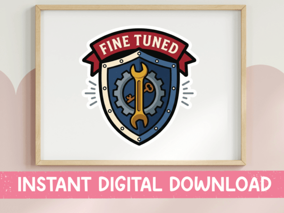 Fine Tuned Shield Wrench Sticker Review