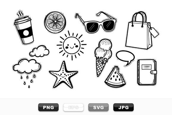 Fun Summer Doodle Svg Set Review