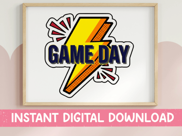 Game Day Lightning Bolt Bold Sticker Review