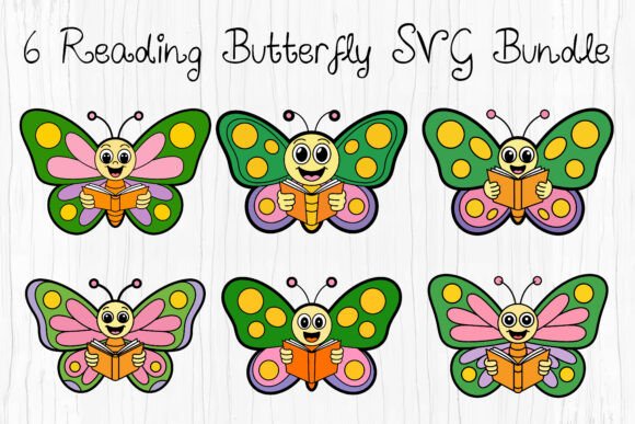 Reading Butterfly SVG Bundle Review
