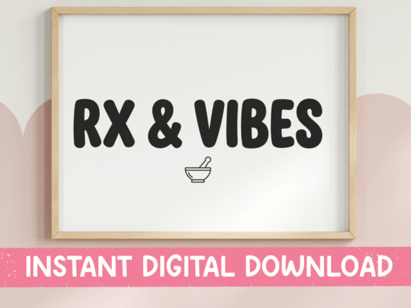 Rx and Vibes Pharmacy Funny SVG Review