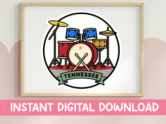 Tennessee Drum Kit Music Sticker Review