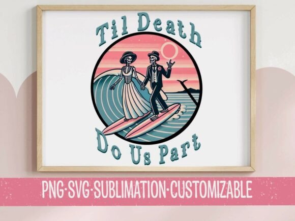Til Death Do Us Part Skeleton SVG PNG Review