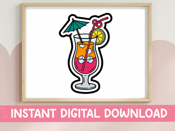 Tropical Cocktail SVG Embroidery Review