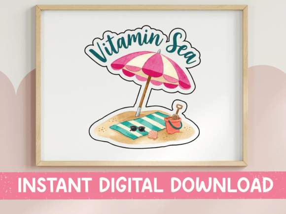 Vitamin Sea Beach Scene SVG Review